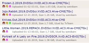 dvdscreener|Leaked Movie Screeners (DVDscr) of 2019/2020 ~ TorrentFreak.